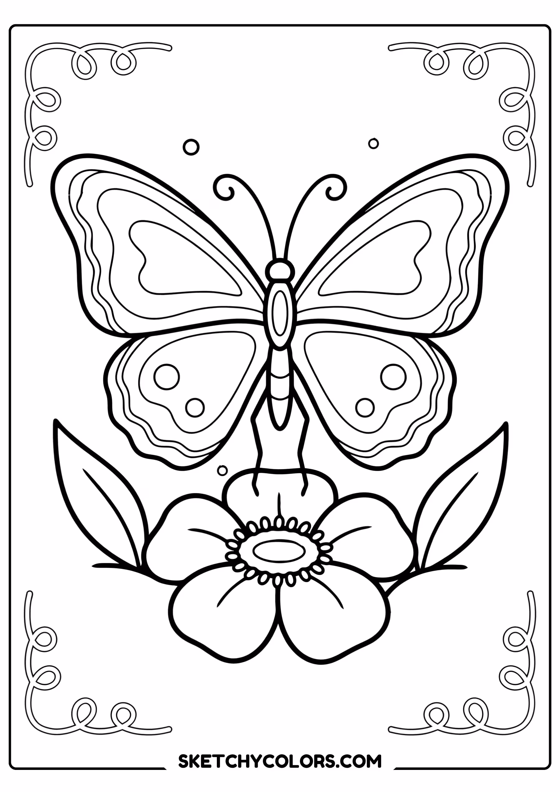 april butterfly free printable pdf