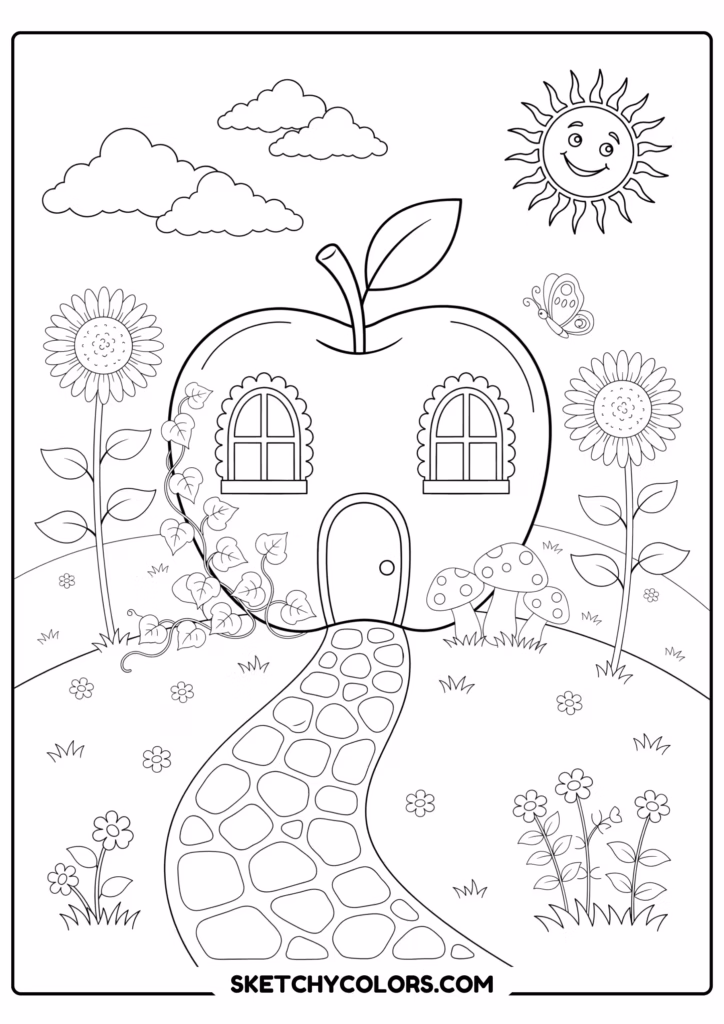 apple house s free printable pdf