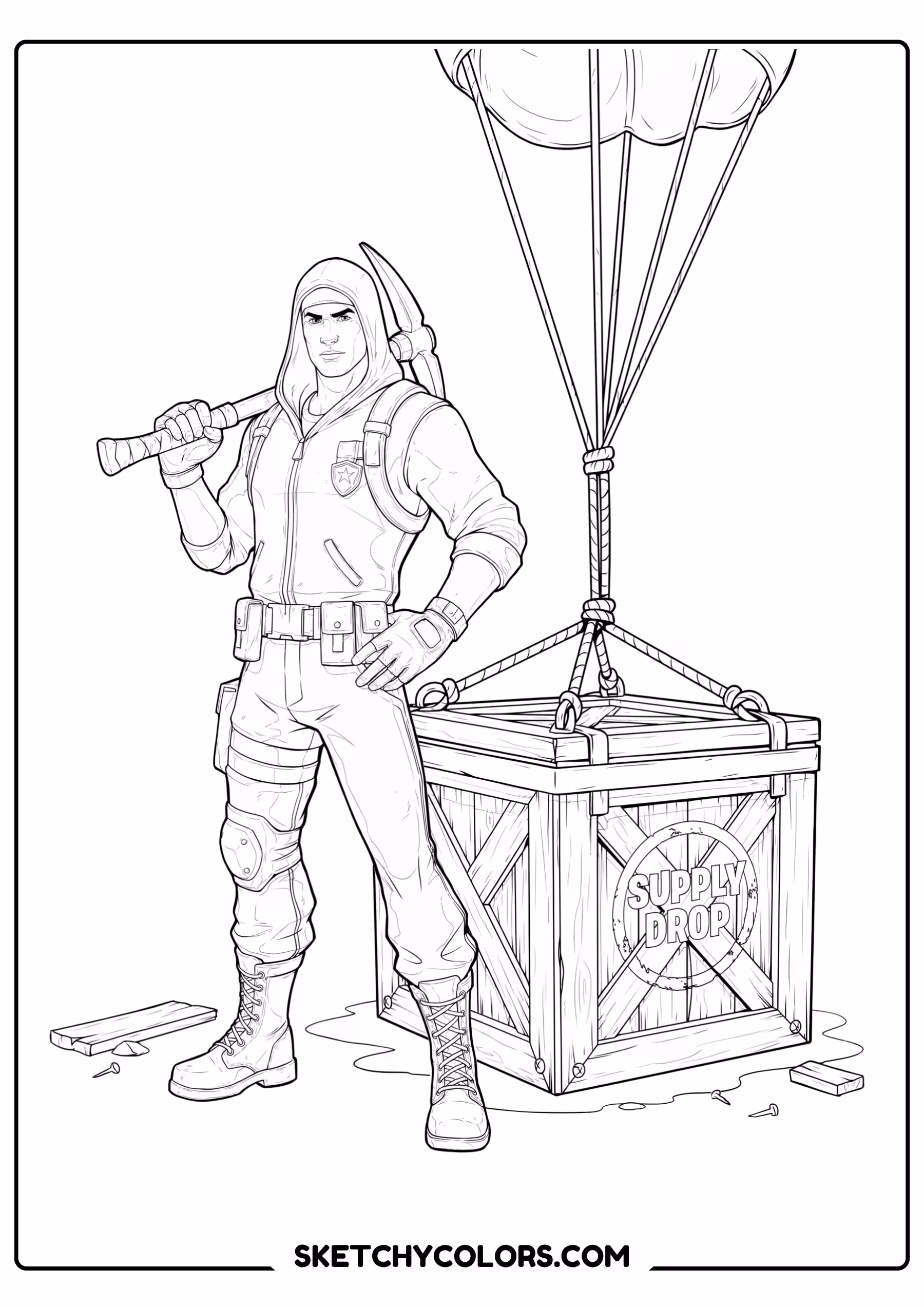 fortnite supply drop free printable pdf