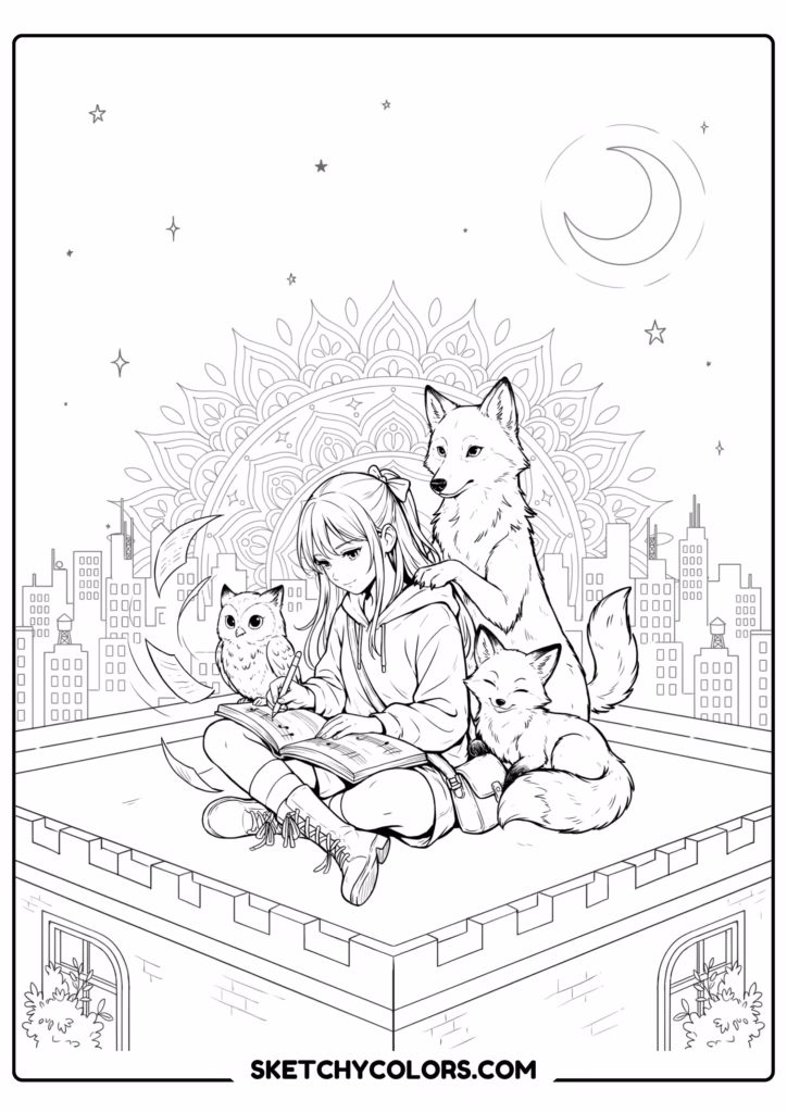 kpop demon hunters dream song s printable coloring sheet