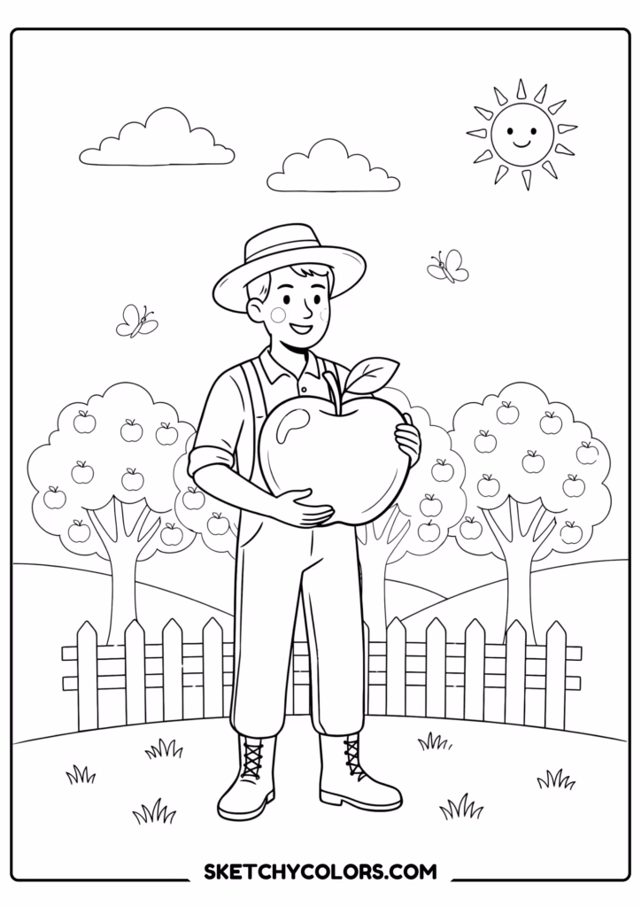 apple farmer apple s printable for kids pdf