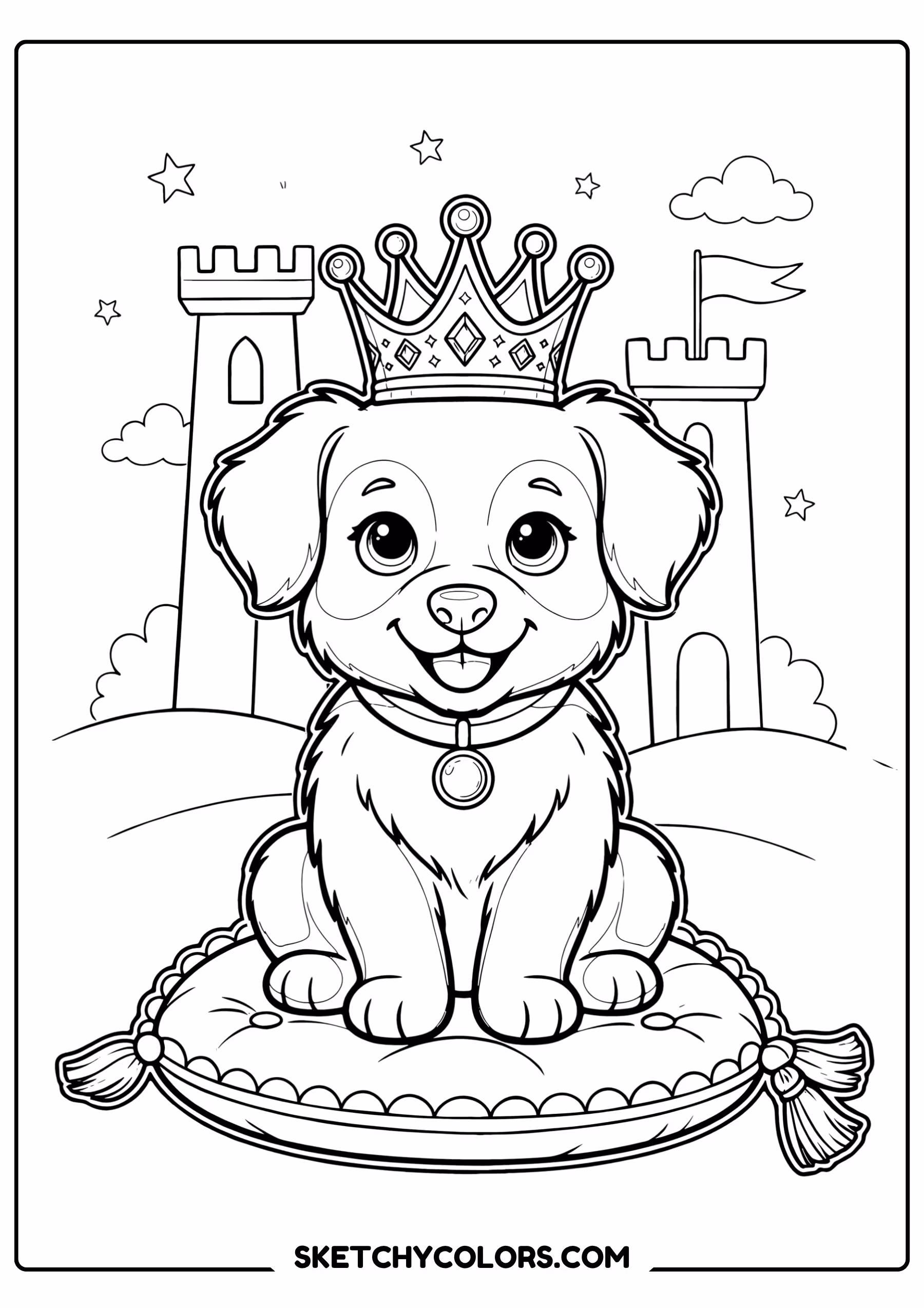 puppy royal puppy printable for kids pdf
