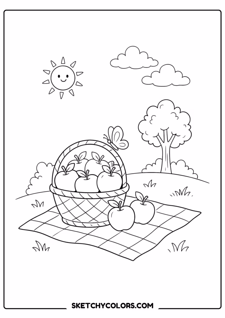 apple basket s free printable pdf