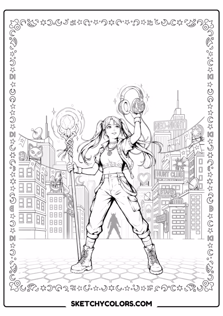 kpop demon hunters music star s free printable pdf