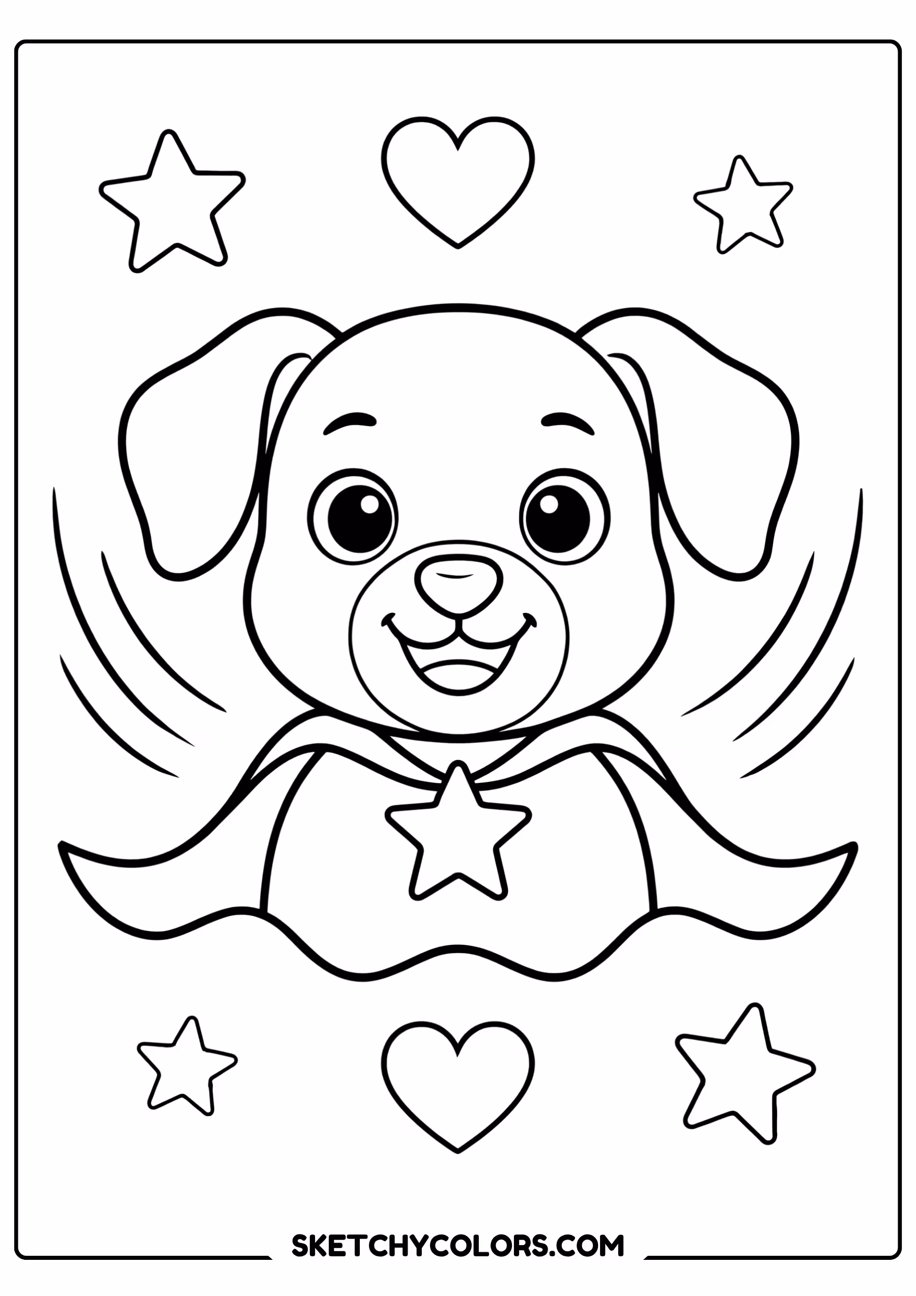 puppy superhero puppy free printable pdf