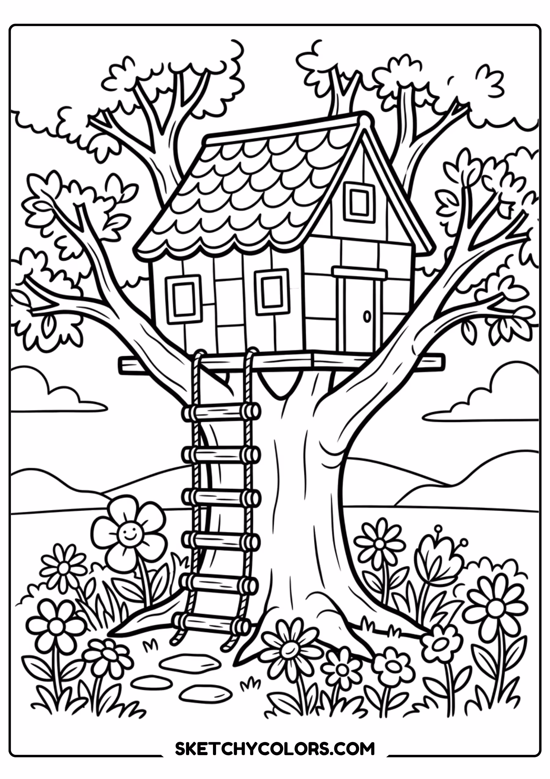rainbow hedgehog coloring page printable