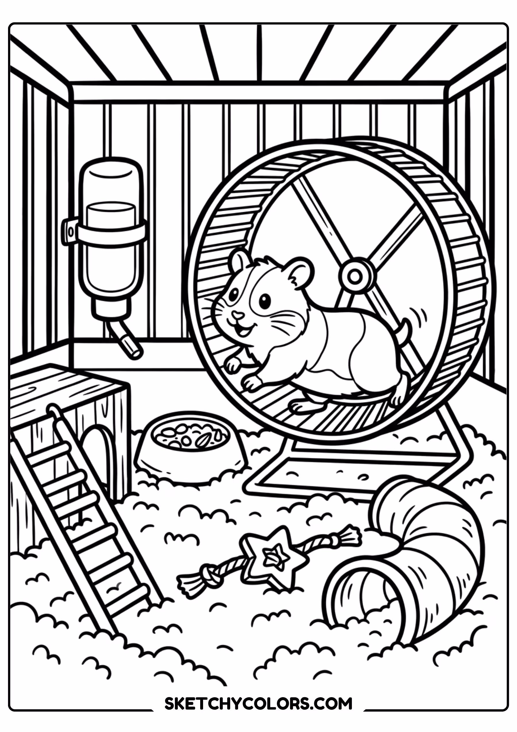 rainbow caterpillar coloring page printable
