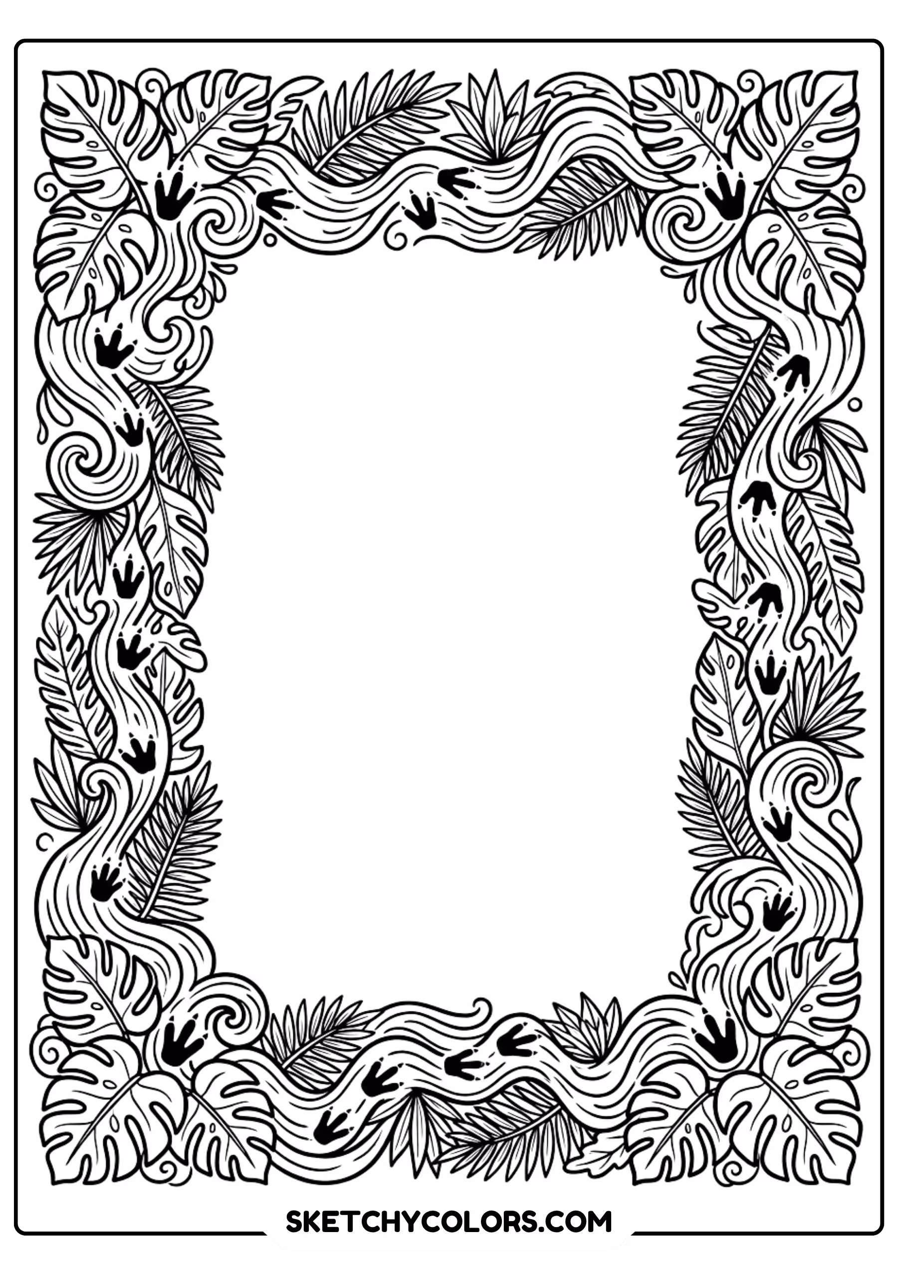 capybara fruit buffet tropical free printable coloring page for kids