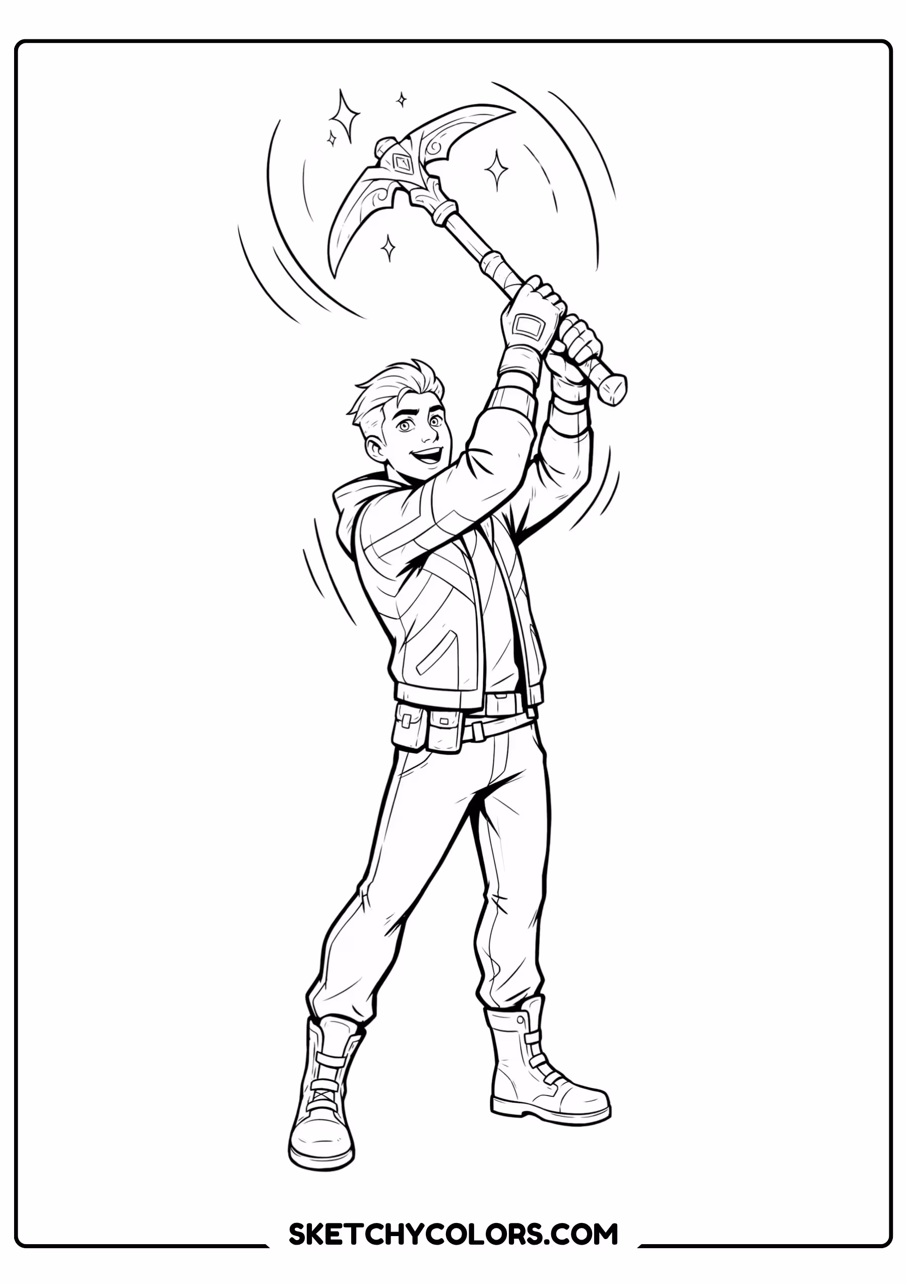 fortnite legendary item free kids coloring printable