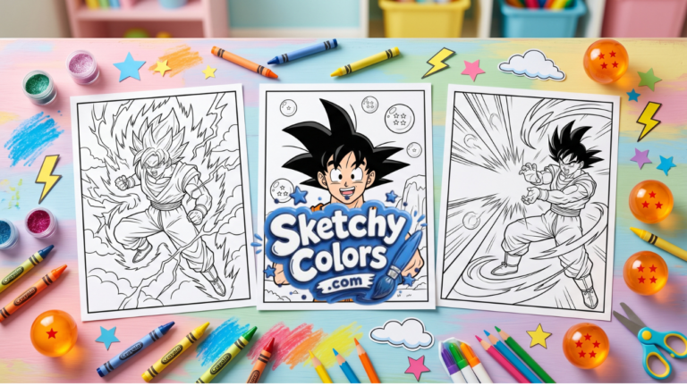 Goku Coloring Pages (Free PDF Printables)