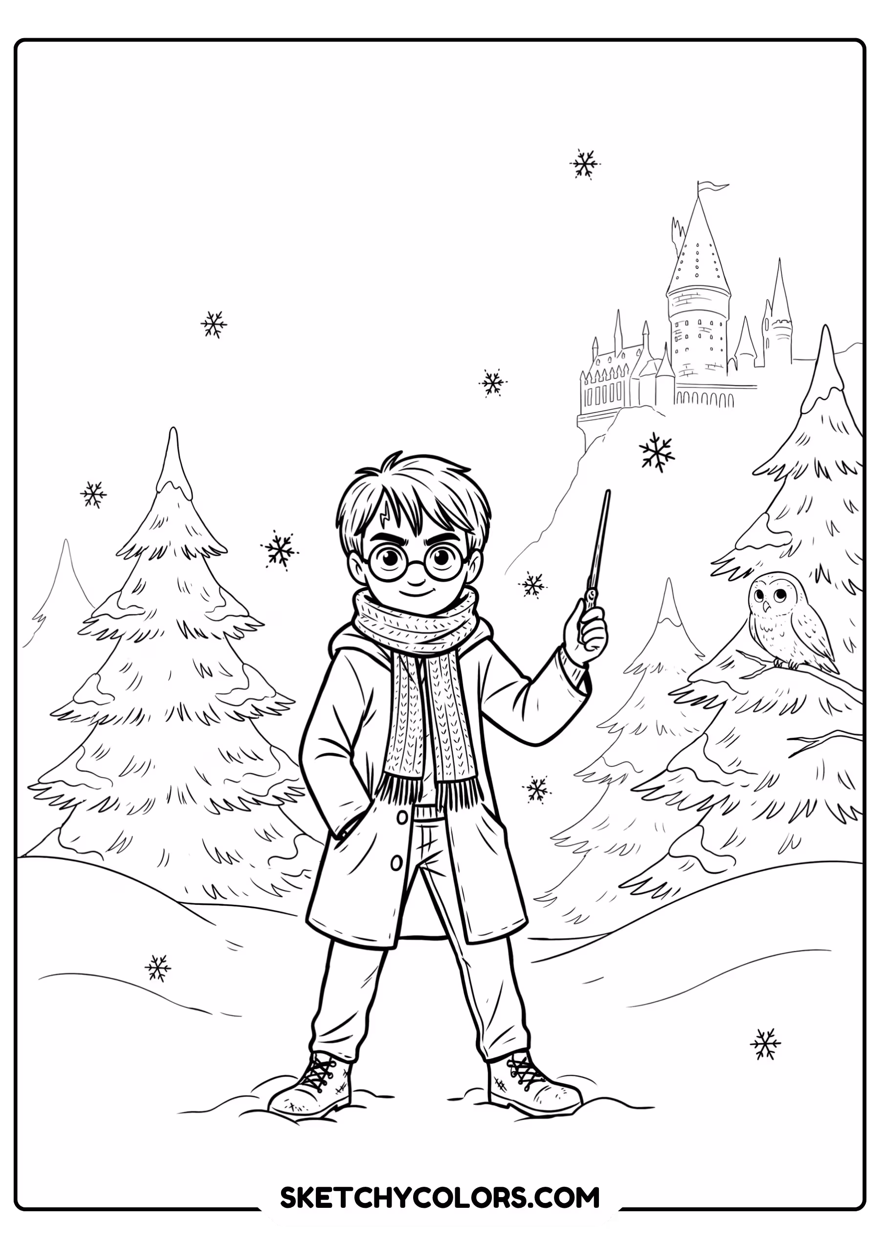 harry potter winter free printable pdf