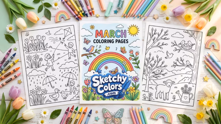 March Coloring Pages