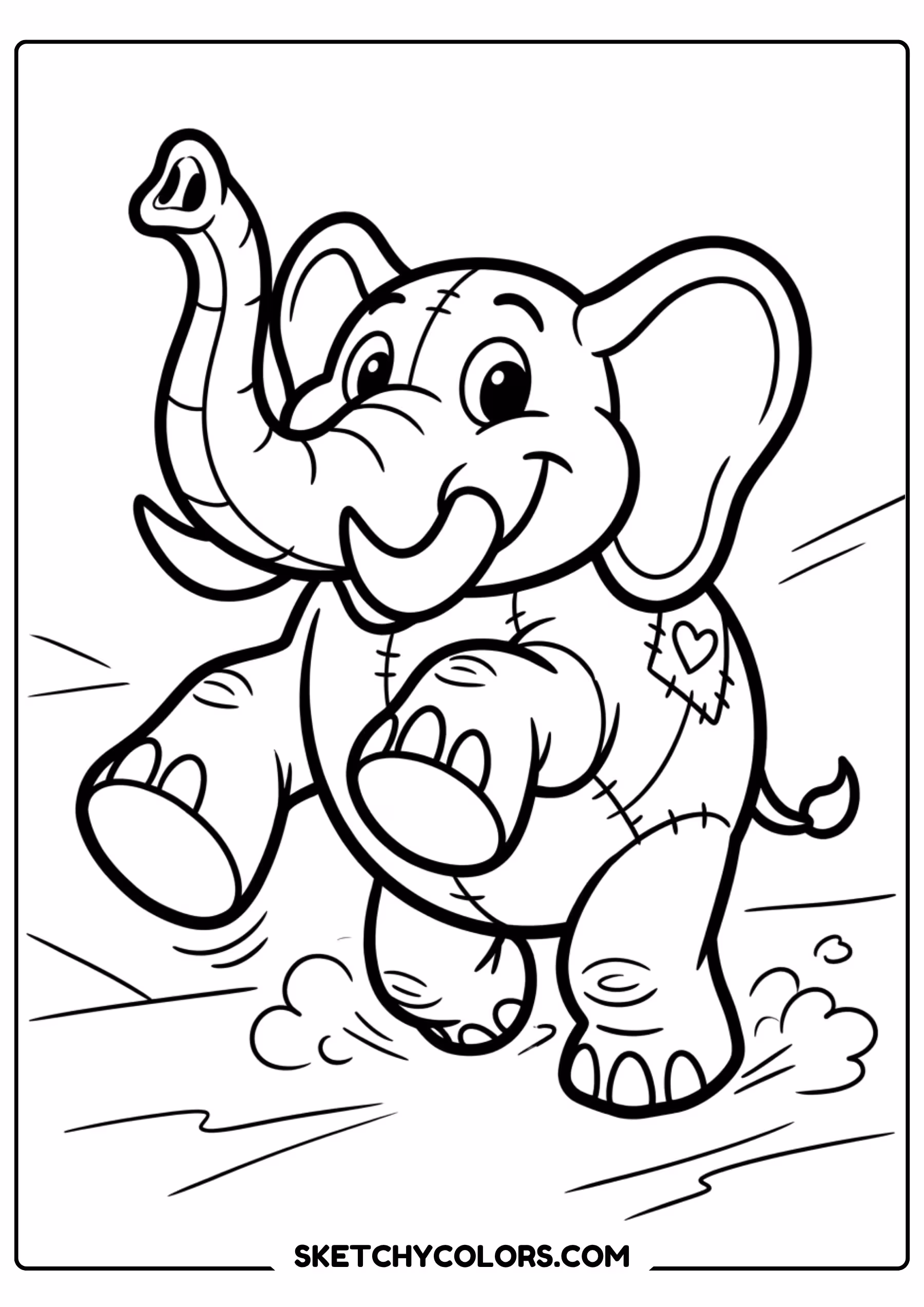 cat and mouse friends coloring page free printable