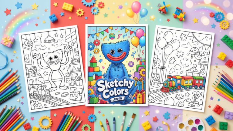 Poppy Playtime Coloring Pages