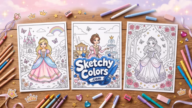 Princess Coloring Pages