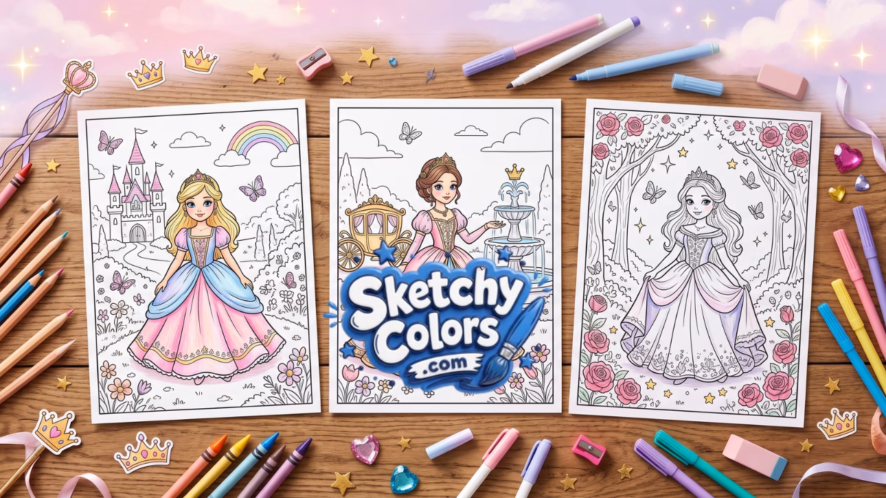 Princess Coloring Pages