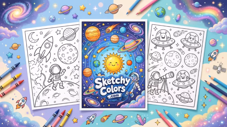Solar System Coloring Pages