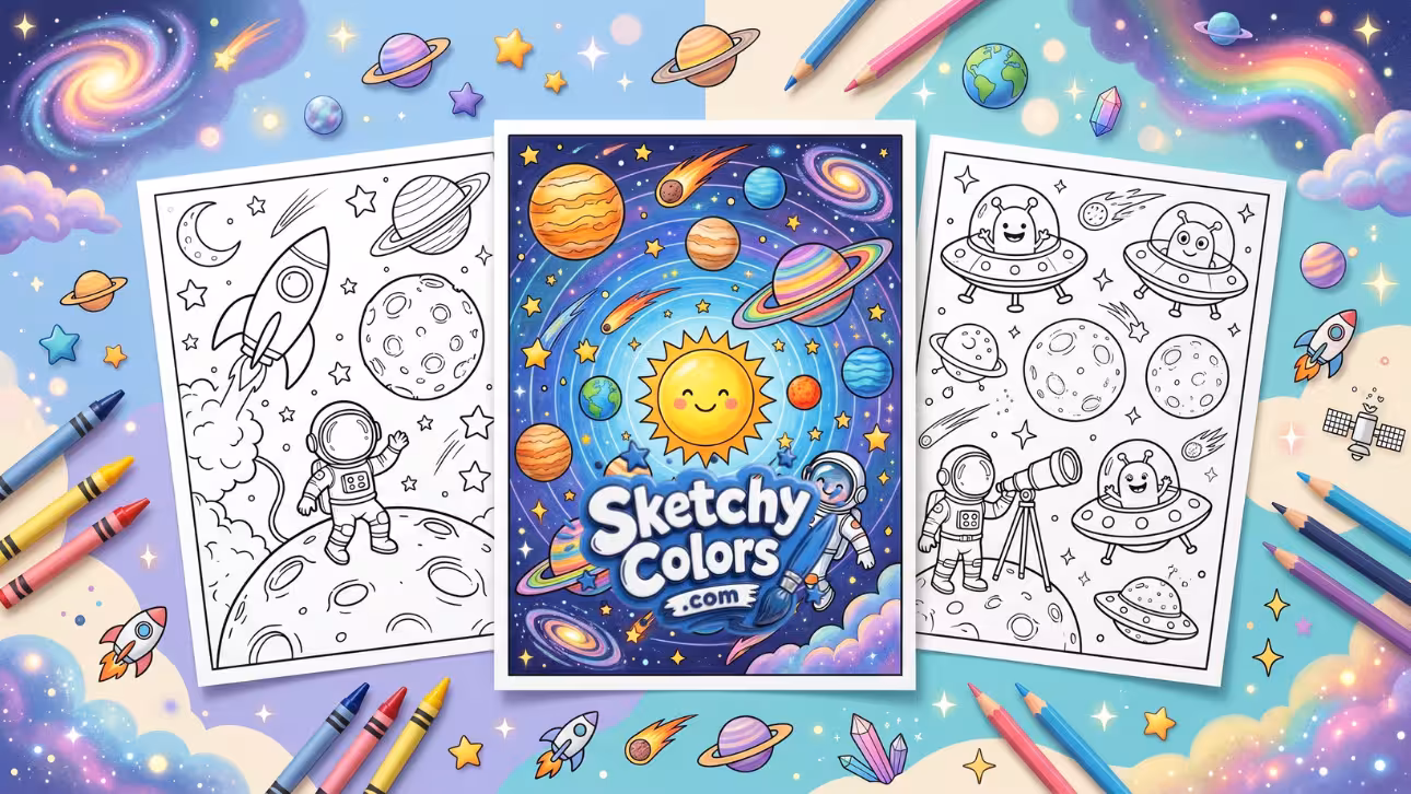 Solar System Coloring Pages