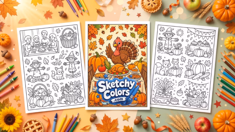 Thanksgiving Coloring Pages