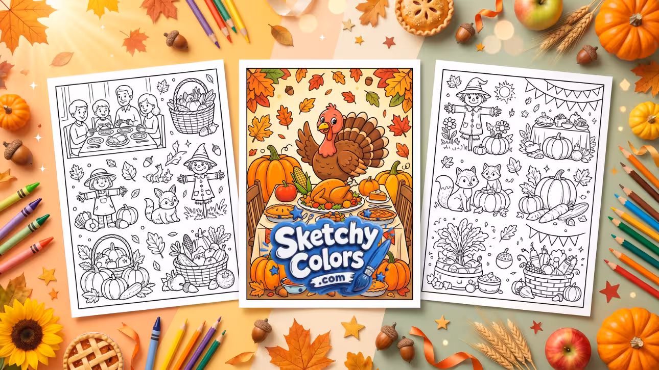 Thanksgiving Coloring Pages