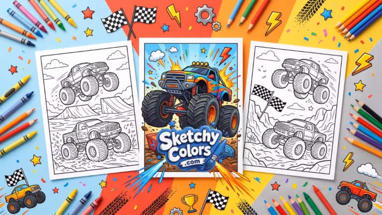 Monster Truck Coloring Pages