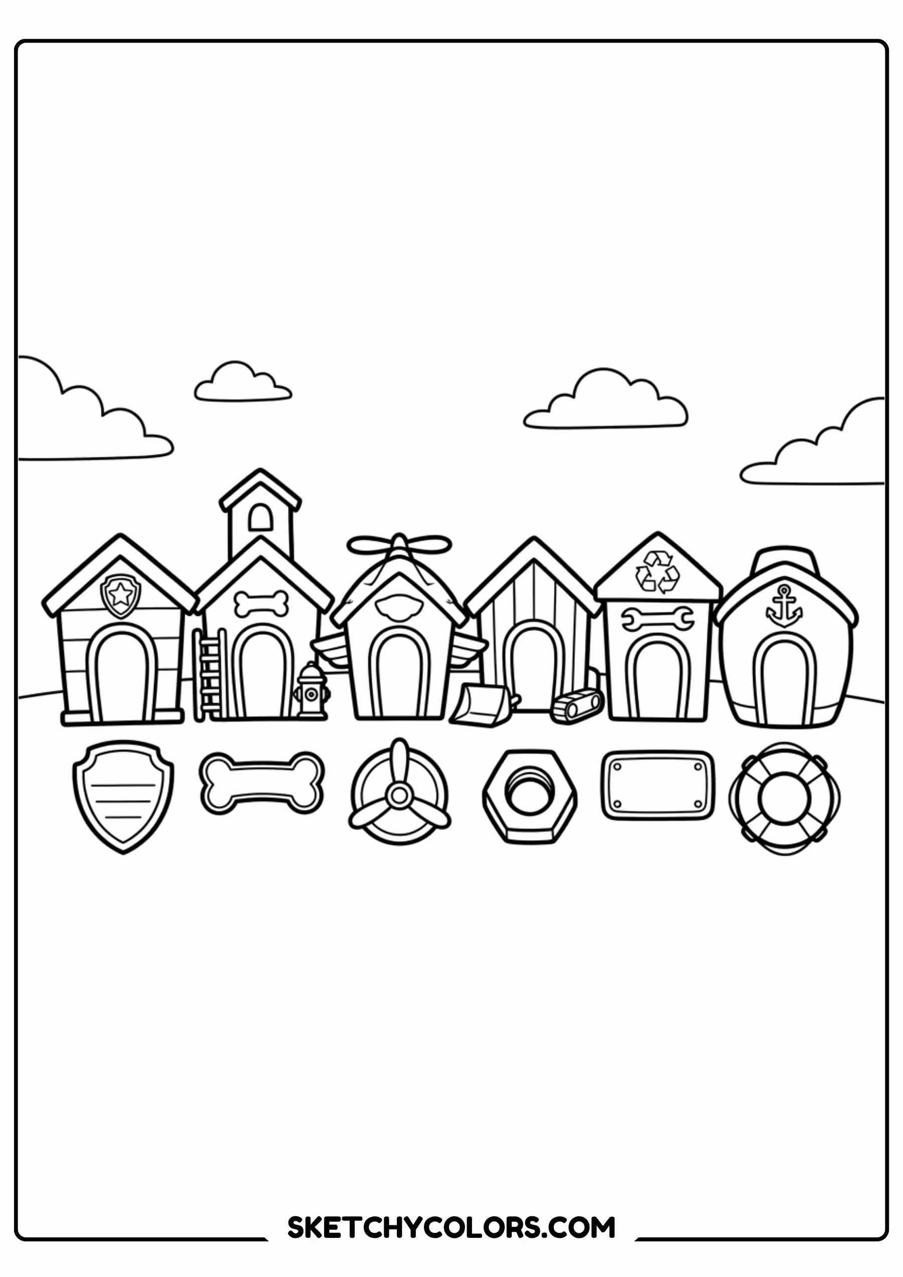 zuma submarine coloring page free printable for kids