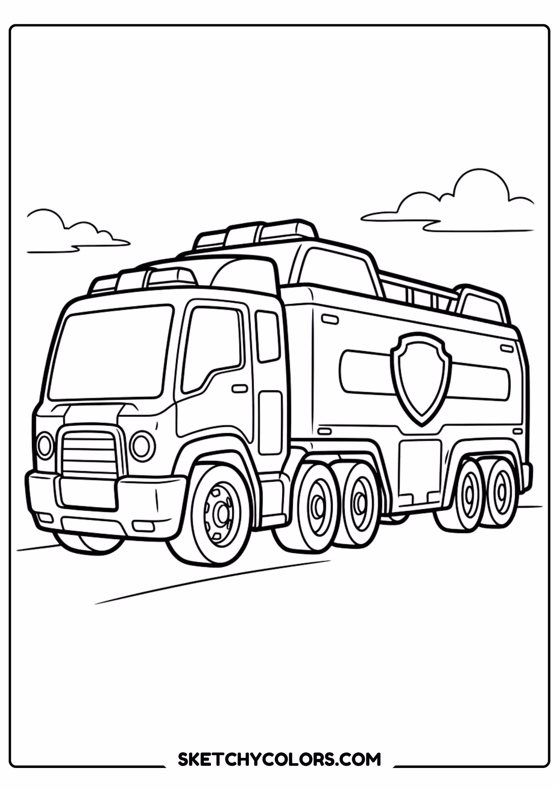 marshall fireworks safety coloring page free printable for kids