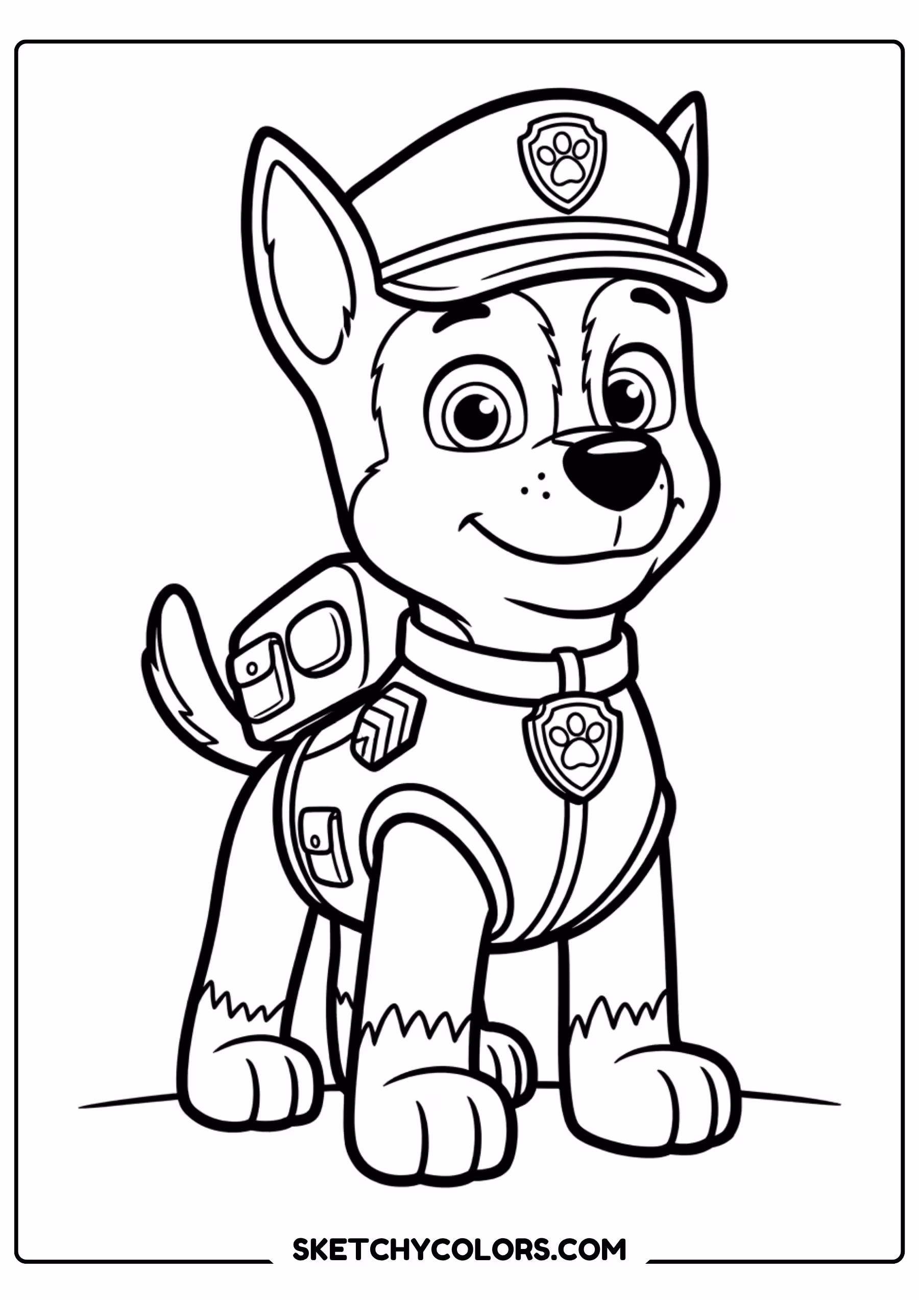 tracker rope bridge coloring page free printable for kids