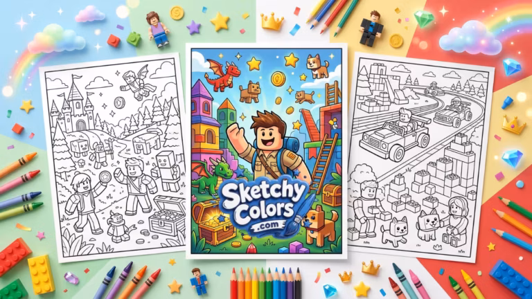 Roblox Coloring Pages