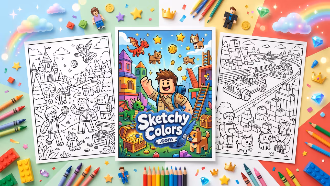 Roblox Coloring Pages