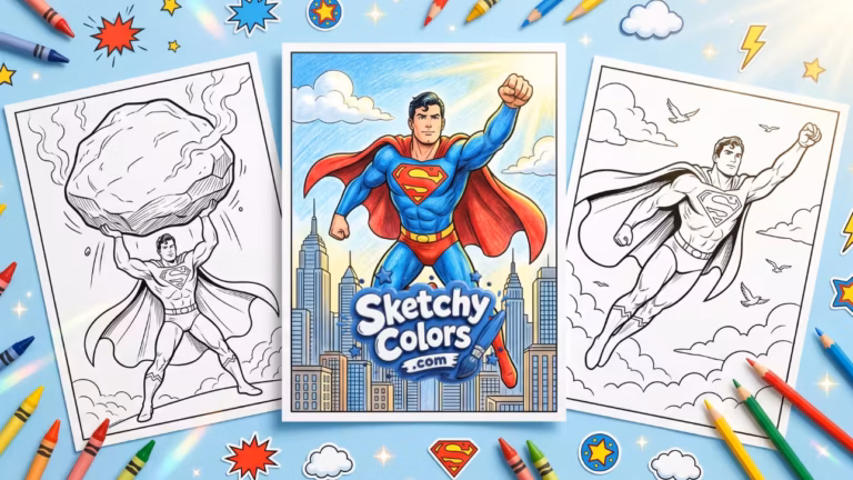 superman coloring pages