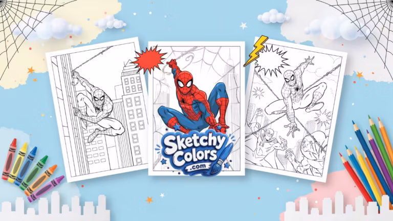 Spiderman coloring pages