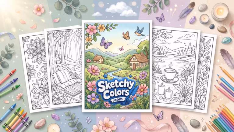 calming coloring pages